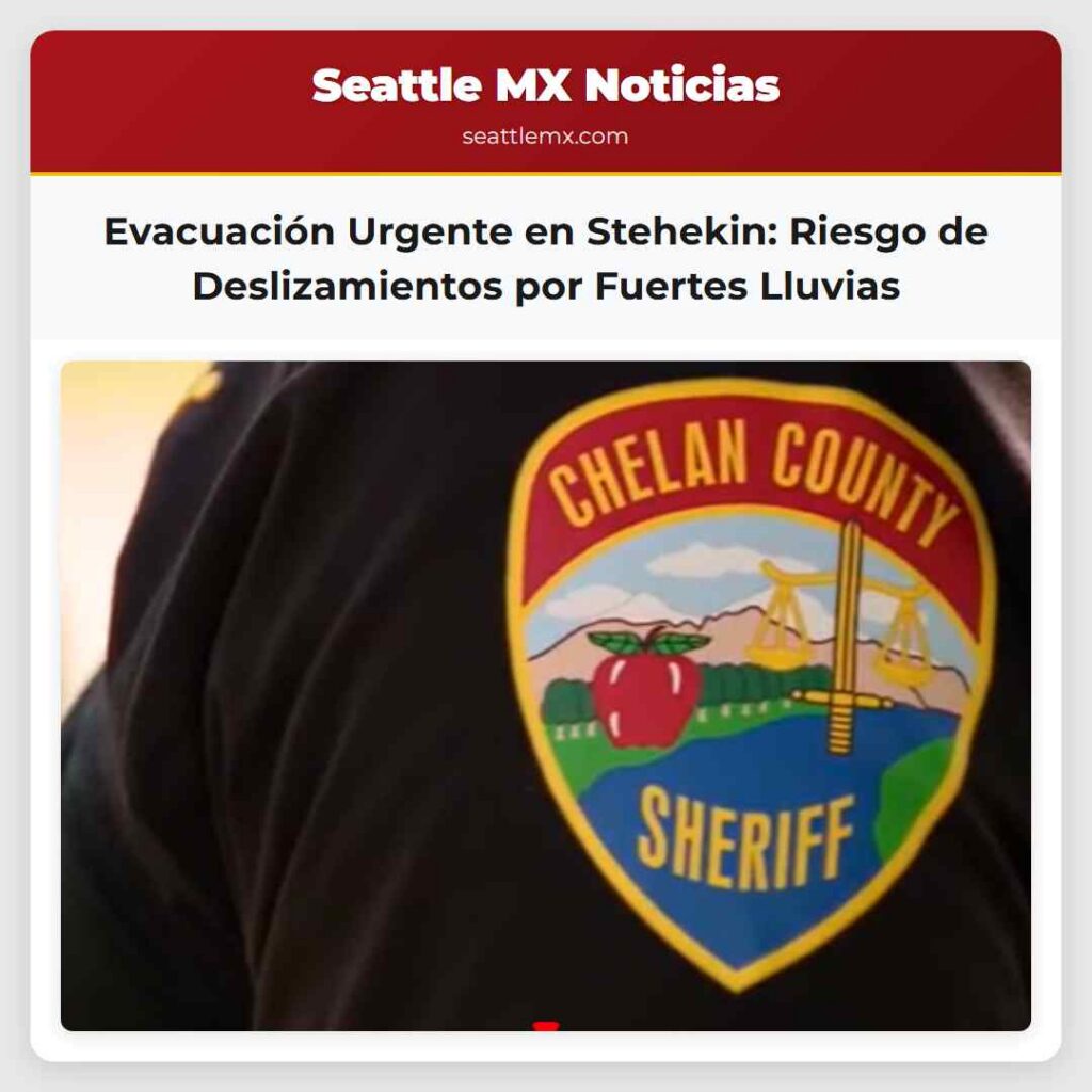 Evacuación Urgente en Stehekin: Riesgo de