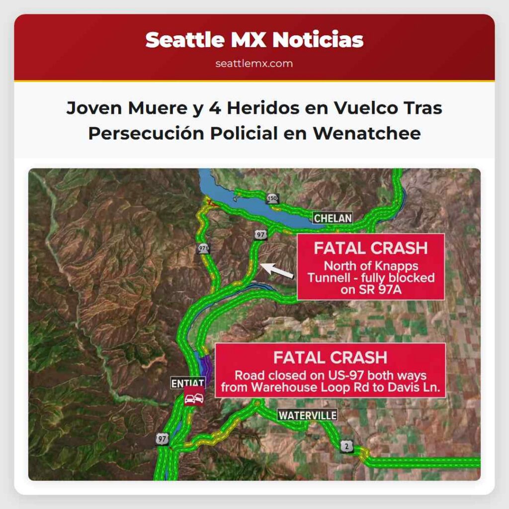 Joven Muere y 4 Heridos en Vuelco Tras