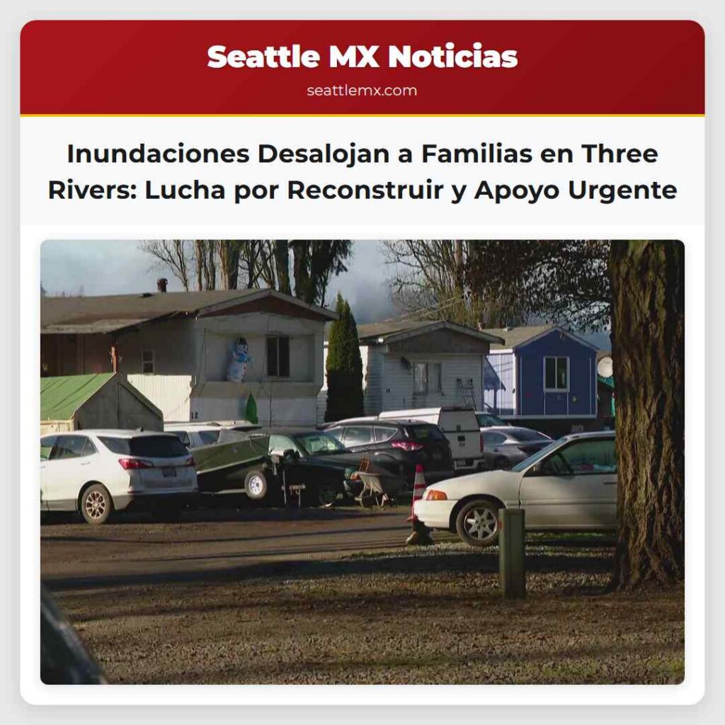 Inundaciones Desalojan a Familias en Three