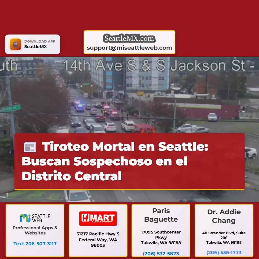Tiroteo Mortal en Seattle: Buscan Sospechoso en