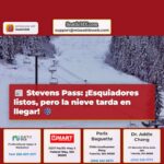 Stevens Pass lista para la temporada de esquí pero necesita más nieve