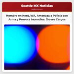 Hombre en Kent Washington enfrenta cargos por amenazar a policías con un arma y provocar incendios