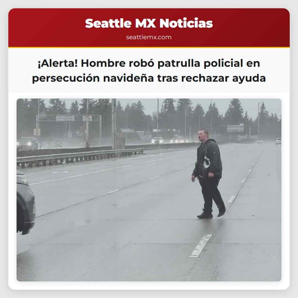 ¡Alerta! Hombre robó patrulla policial en
