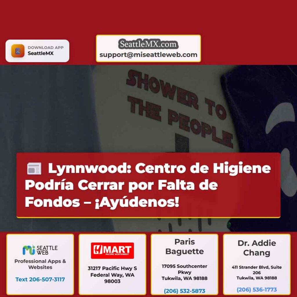 Lynnwood: Centro de Higiene Podría Cerrar por