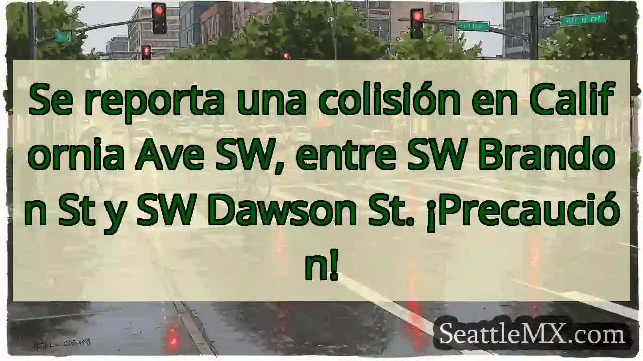 ¡Accidente! CA SW entre Brandon y Dawson.