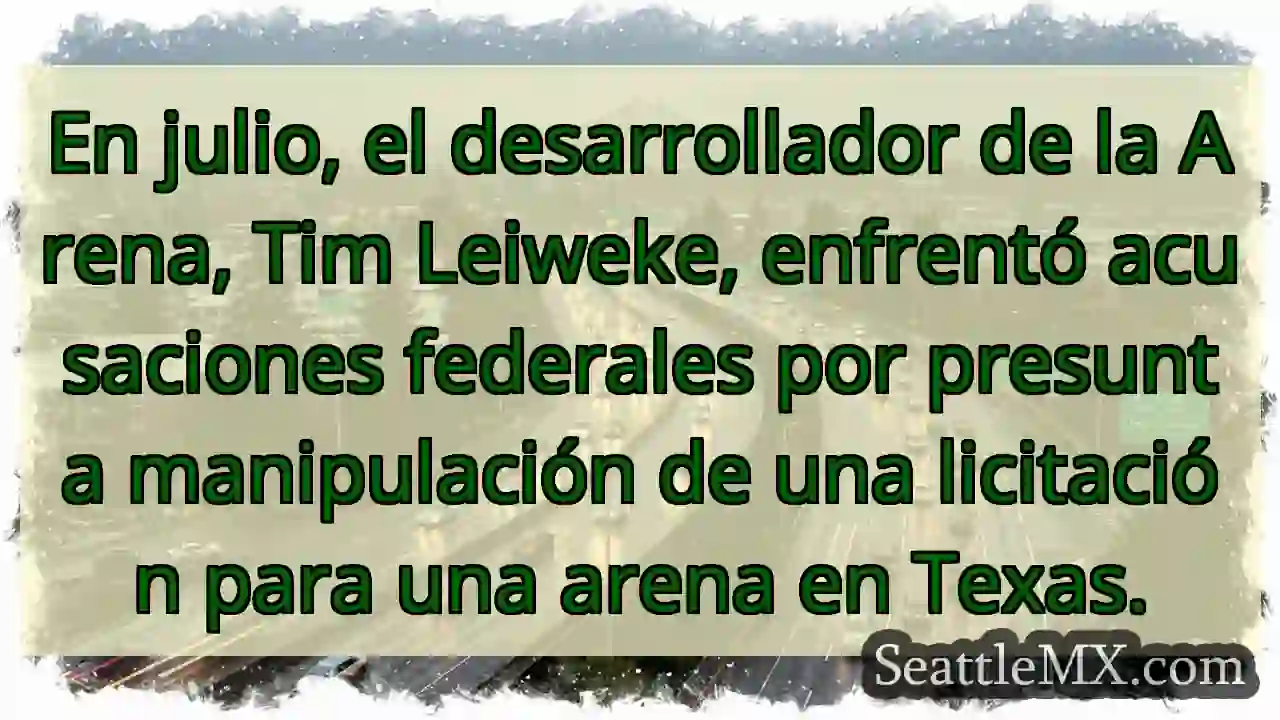 Arena Texas: ¿Manipulación de licitación? 1 Arena Texas: ¿Manipulación de licitación?