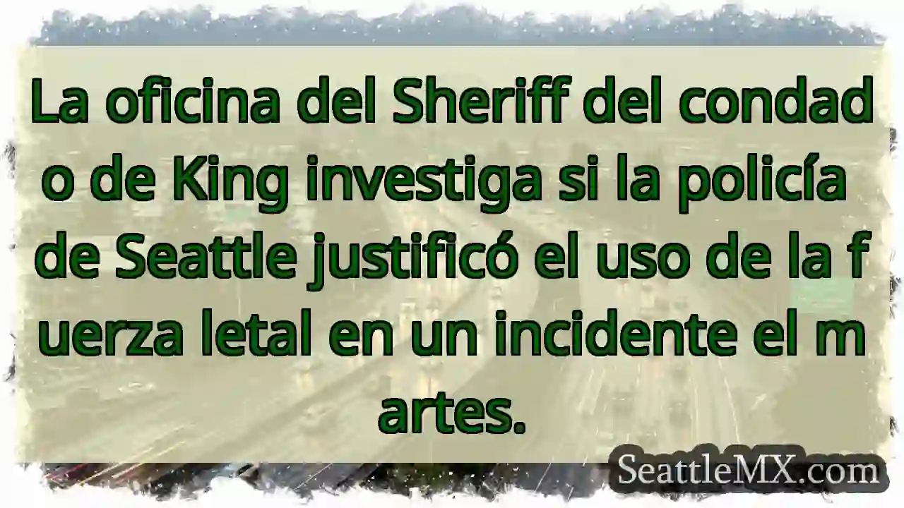Seattle: ¿Fuerza Justificada?