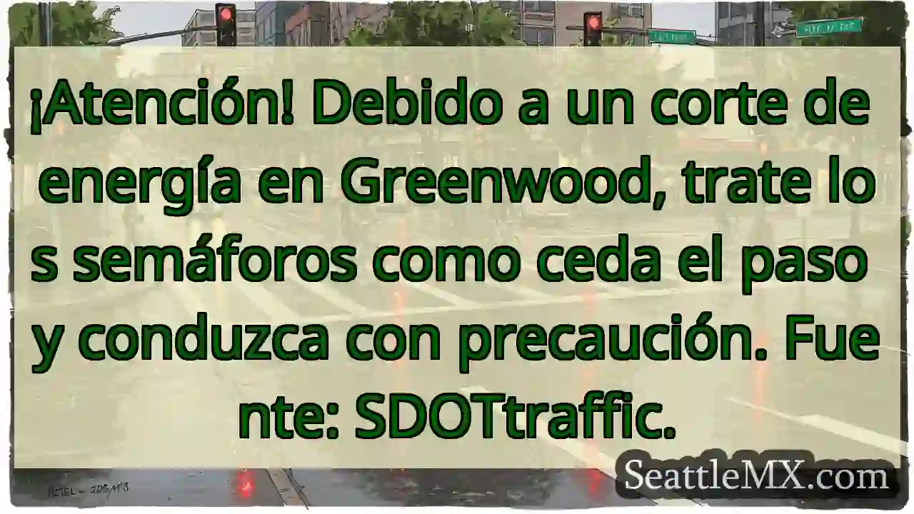 ¡Corte de luz! Semáforos: ¡Ceda el paso! 1 ¡Corte de luz! Semáforos: ¡Ceda el paso!