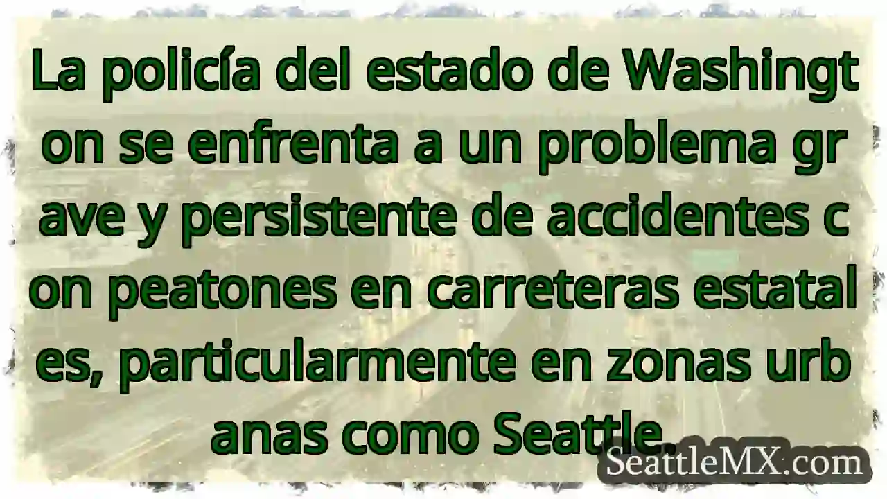 ¡Peligro! Más accidentes con peatones. 1 ¡Peligro! Más accidentes con peatones.