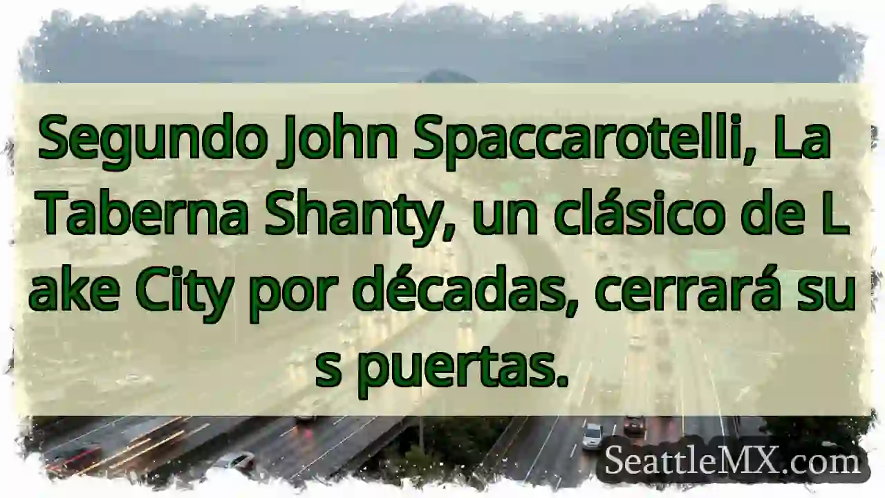¡Adiós, Shanty! Un clásico cierra.