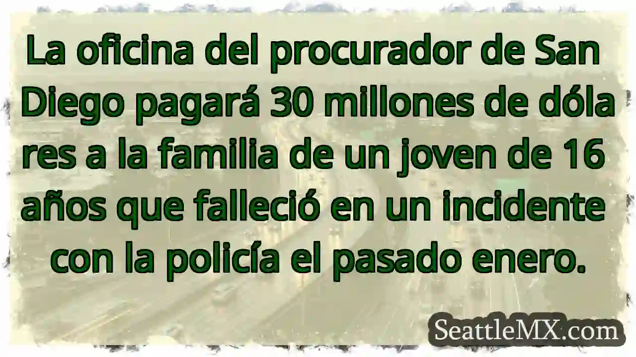 30M$ a familia por fallecimiento policial 💔
