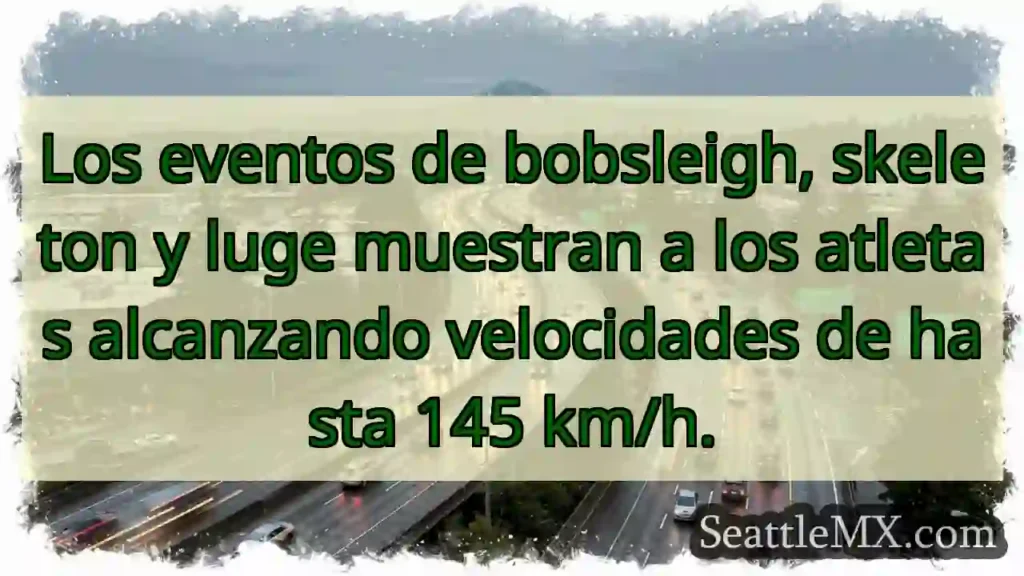 Noticias de transporte de Seattle 1 ¡Velocidad extrema! 145 km/h.