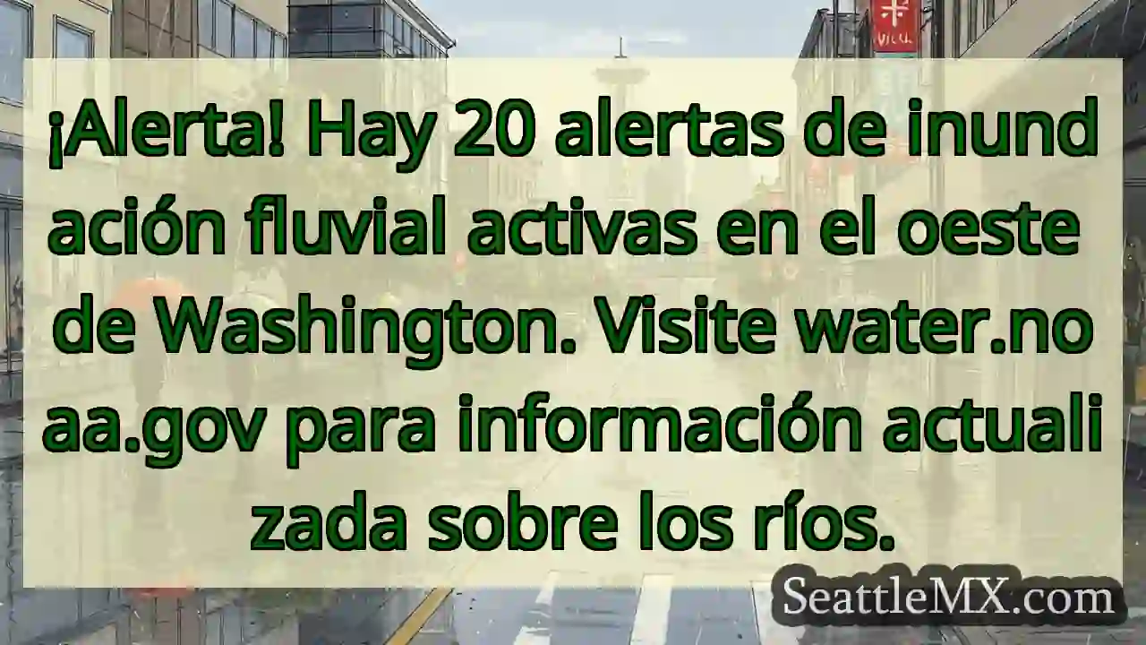 ¡Alerta! Inundaciones en el oeste de WA
