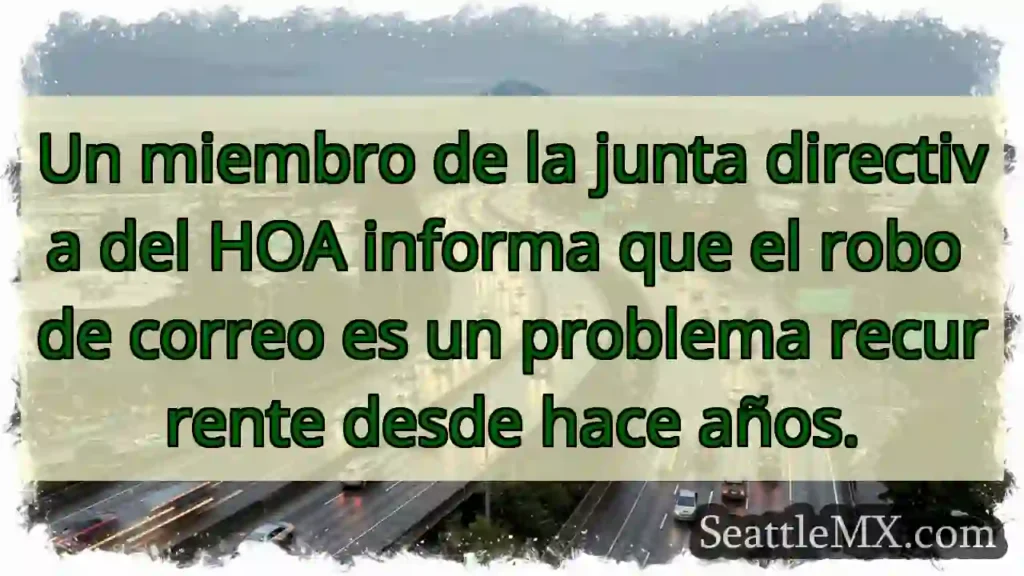 Robo de correo: problema persistente 🚨