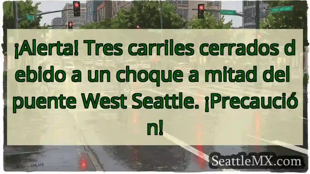 Noticias de transporte de Seattle 11 ¡Choque en el puente West Seattle! ¡Cuidado!