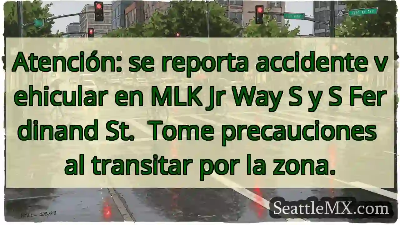 Accidente MLK Jr. y Ferdinand. ¡Precaución! 1 Accidente MLK Jr. y Ferdinand. ¡Precaución!
