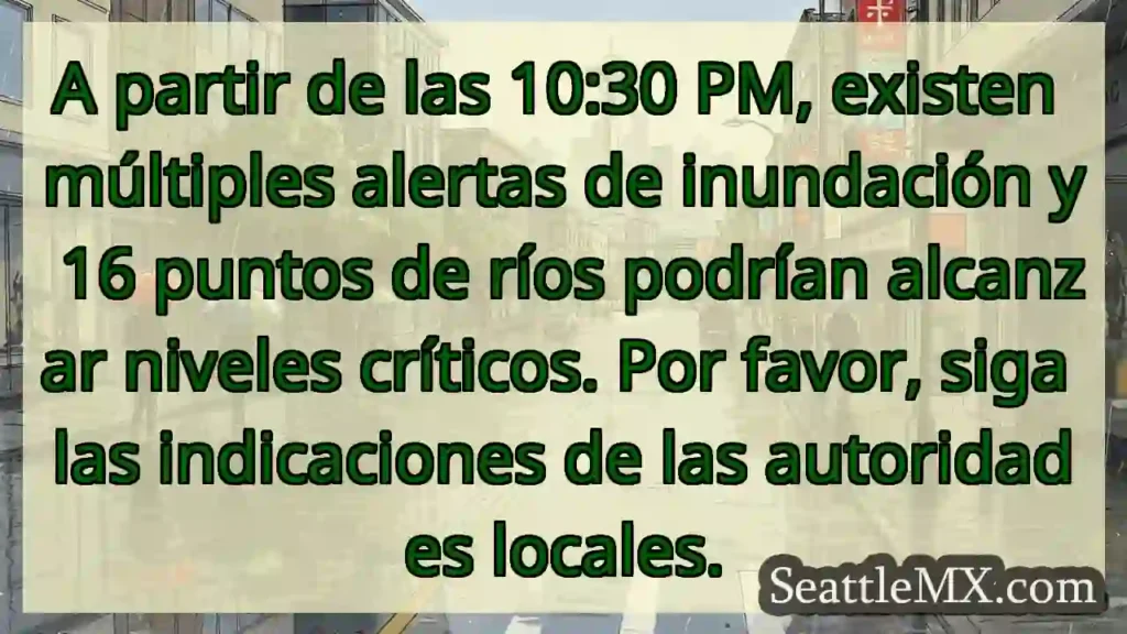 ¡Alerta! Ríos al límite. Siga indicaciones.