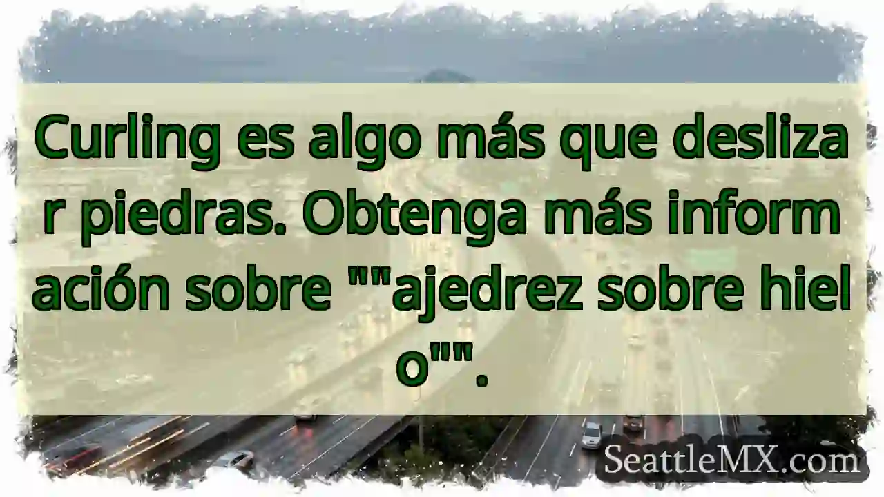 Curling es algo más que deslizar piedras. Obtenga