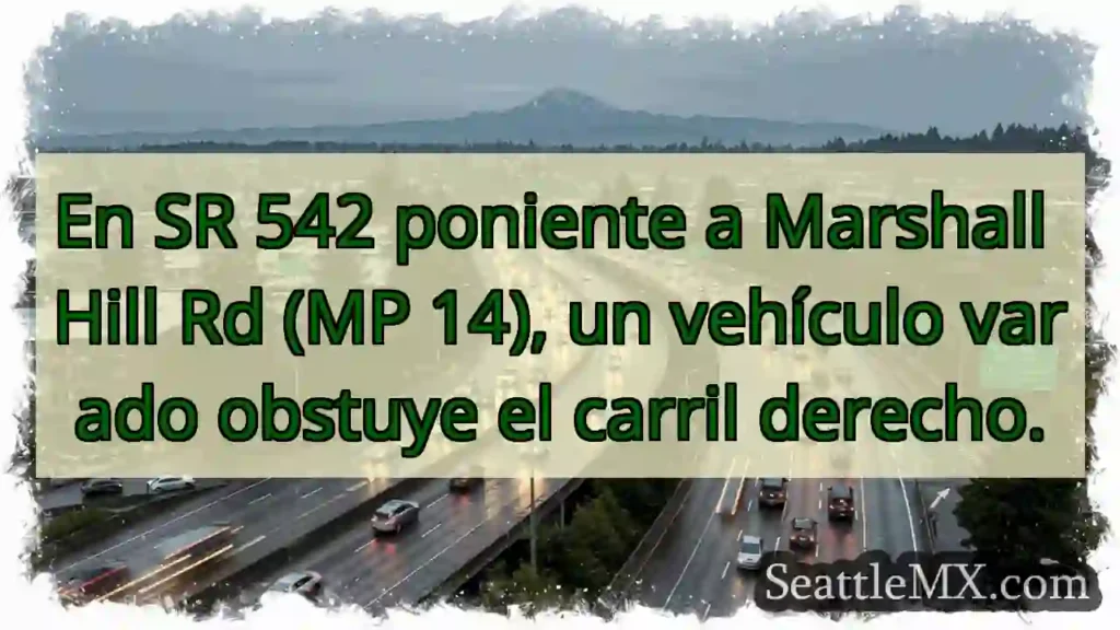 Vehículo varado SR 542 W