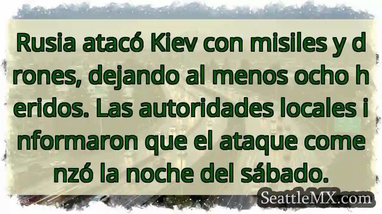 Kiev bajo ataque: misiles y drones 💥 1 Kiev bajo ataque: misiles y drones 💥