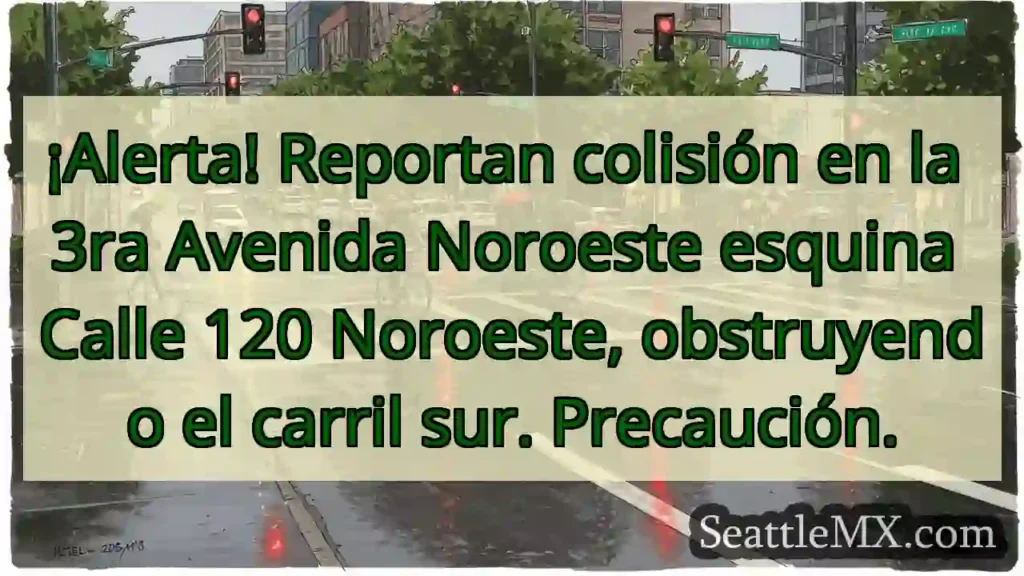 ¡Choque! 3ra Av Noroeste x 120 Noroeste