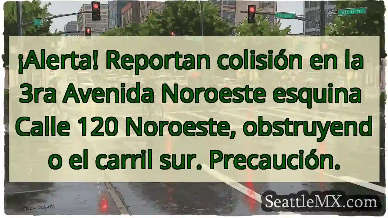¡Choque! 3ra Av Noroeste x 120 Noroeste