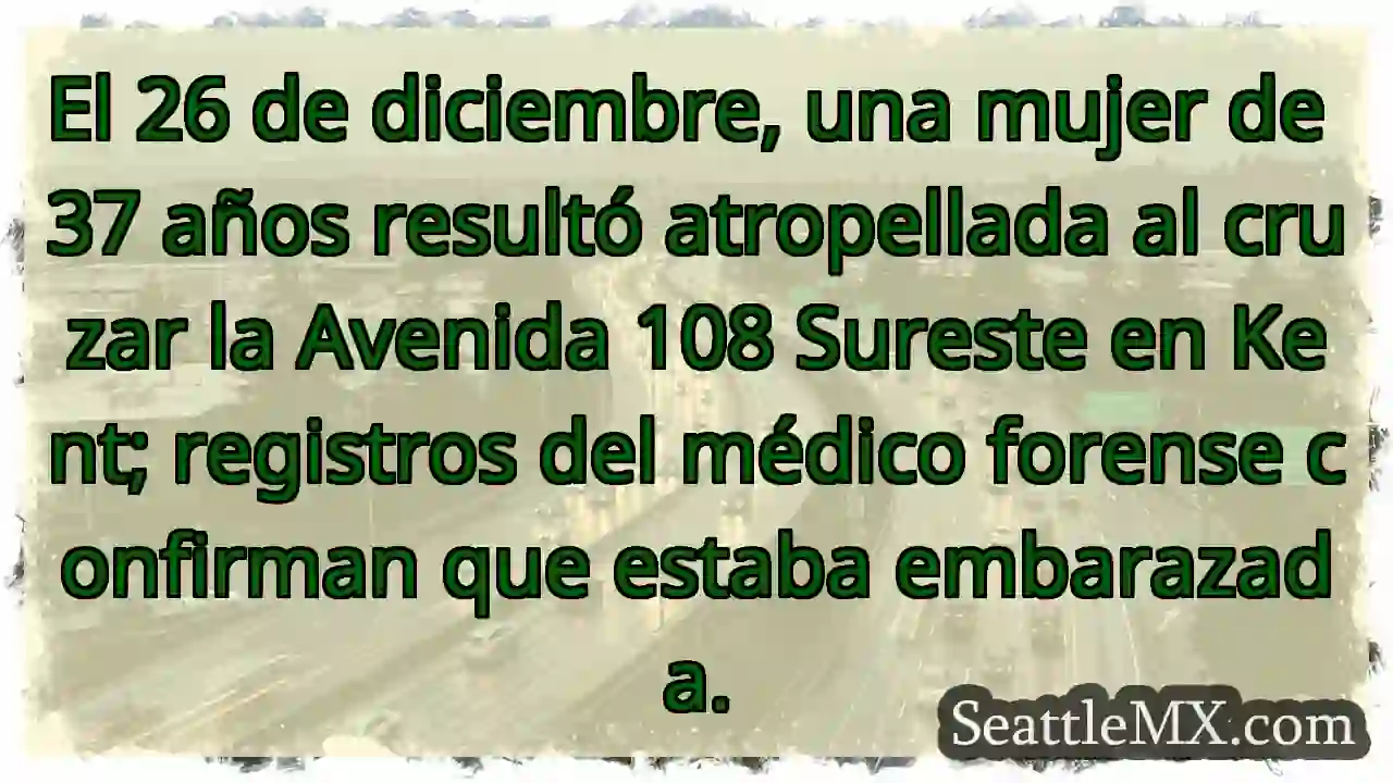 Mujer embarazada atropellada en Kent