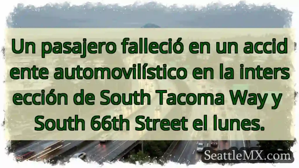 Trágico: Fallecido en accidente automovilístico.