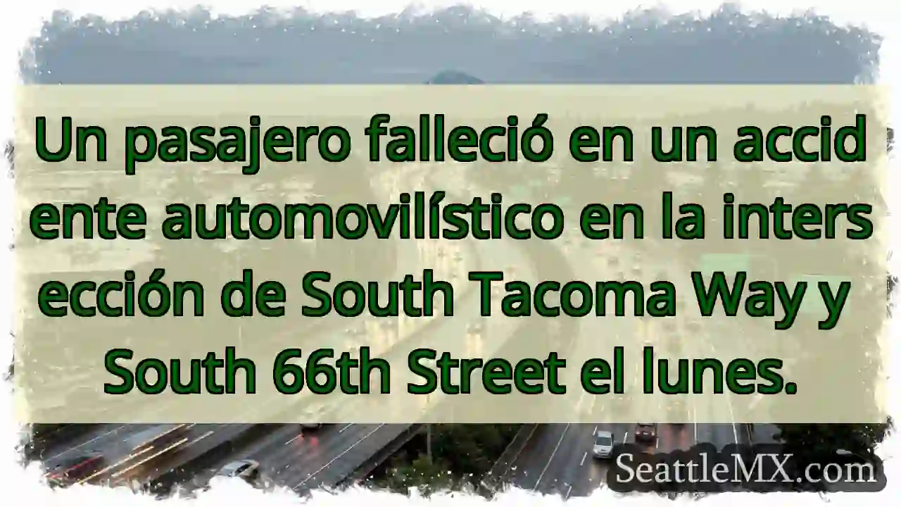 Trágico: Fallecido en accidente automovilístico.