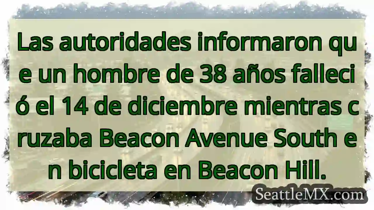 Trágico: Ciclista fallece en Beacon Hill