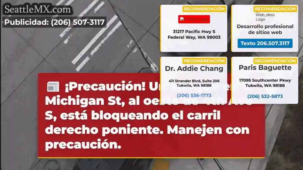 ¡Choque! Carril derecho bloqueado ⚠️