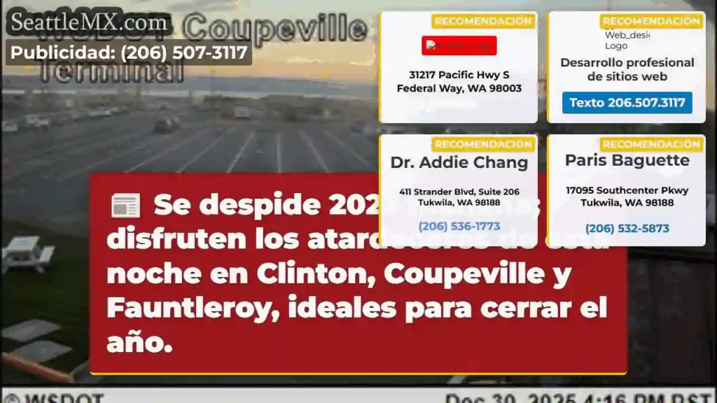 ¡Adiós 2025! Atardeceres de fin de año.