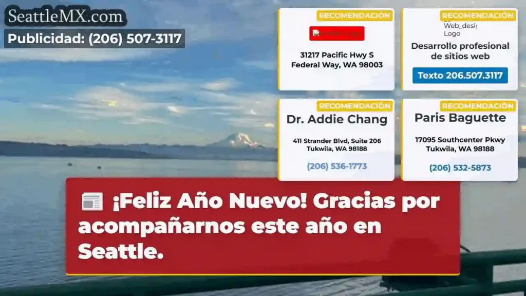 ¡Feliz Año Nuevo! Gracias, Seattle.