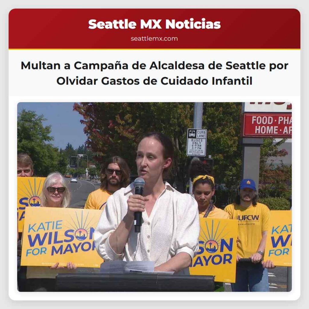 Multan a Campaña de Alcaldesa de Seattle por