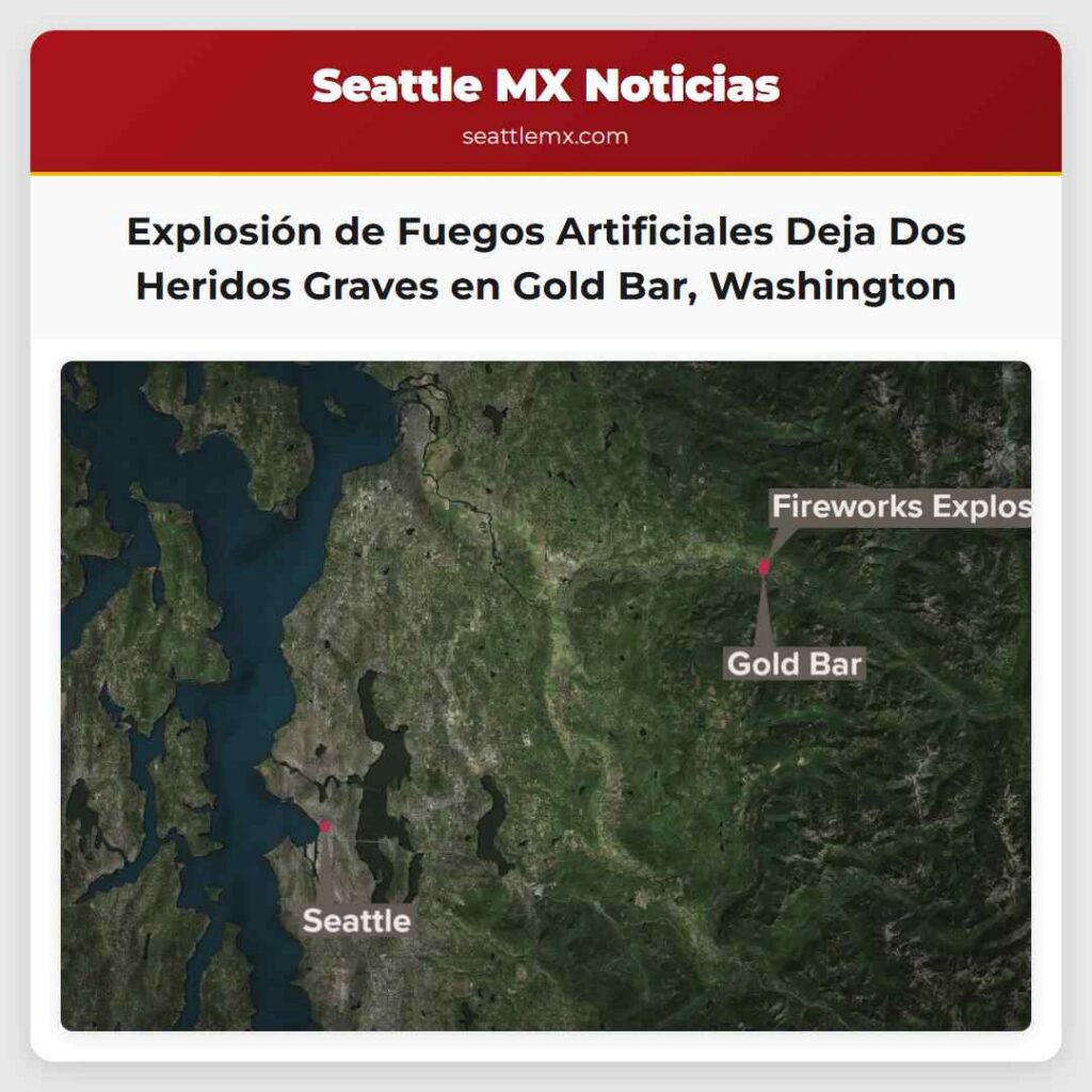 Explosión de Fuegos Artificiales Deja Dos Heridos