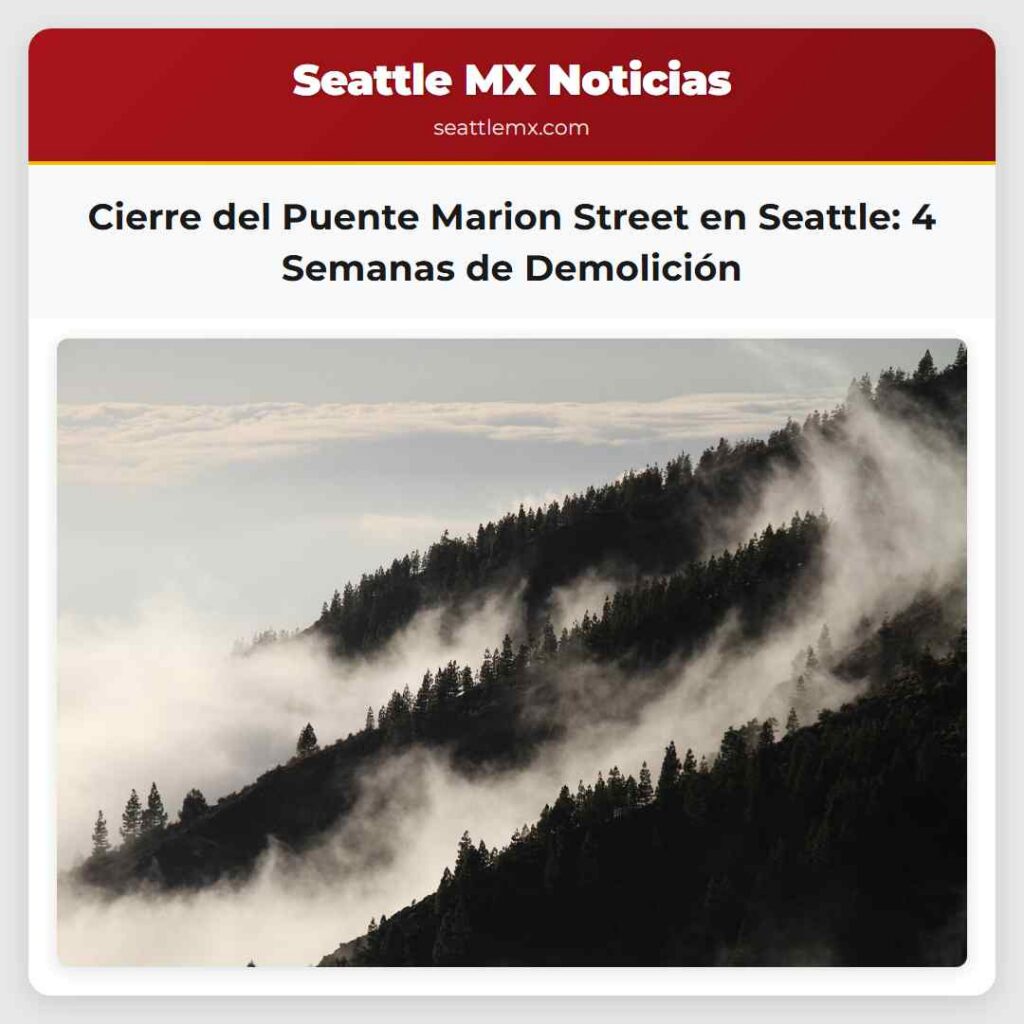 Cierre del Puente Marion Street en Seattle: 4