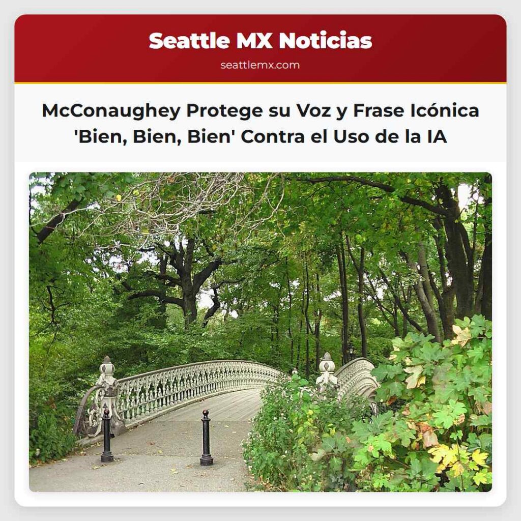 McConaughey Protege su Voz y Frase Icónica 'Bien,