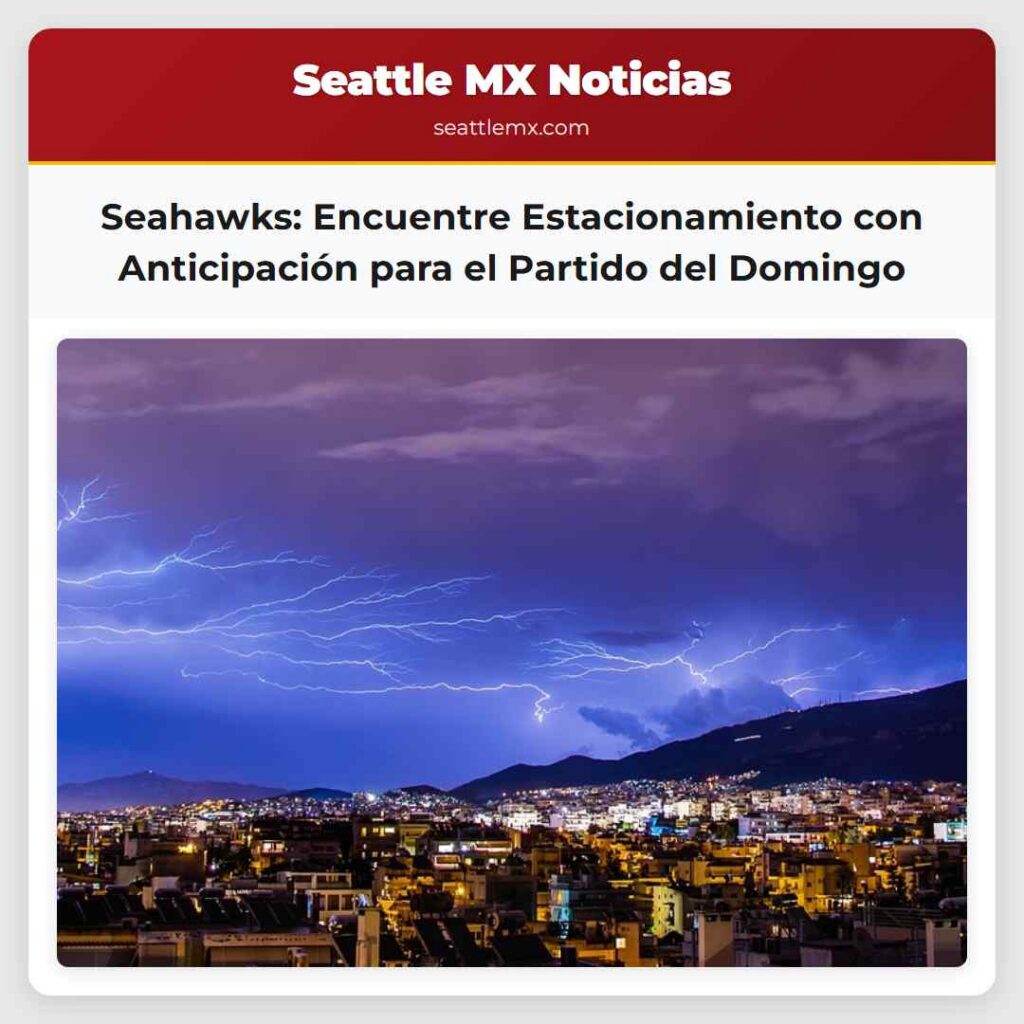Seahawks: Encuentre Estacionamiento con