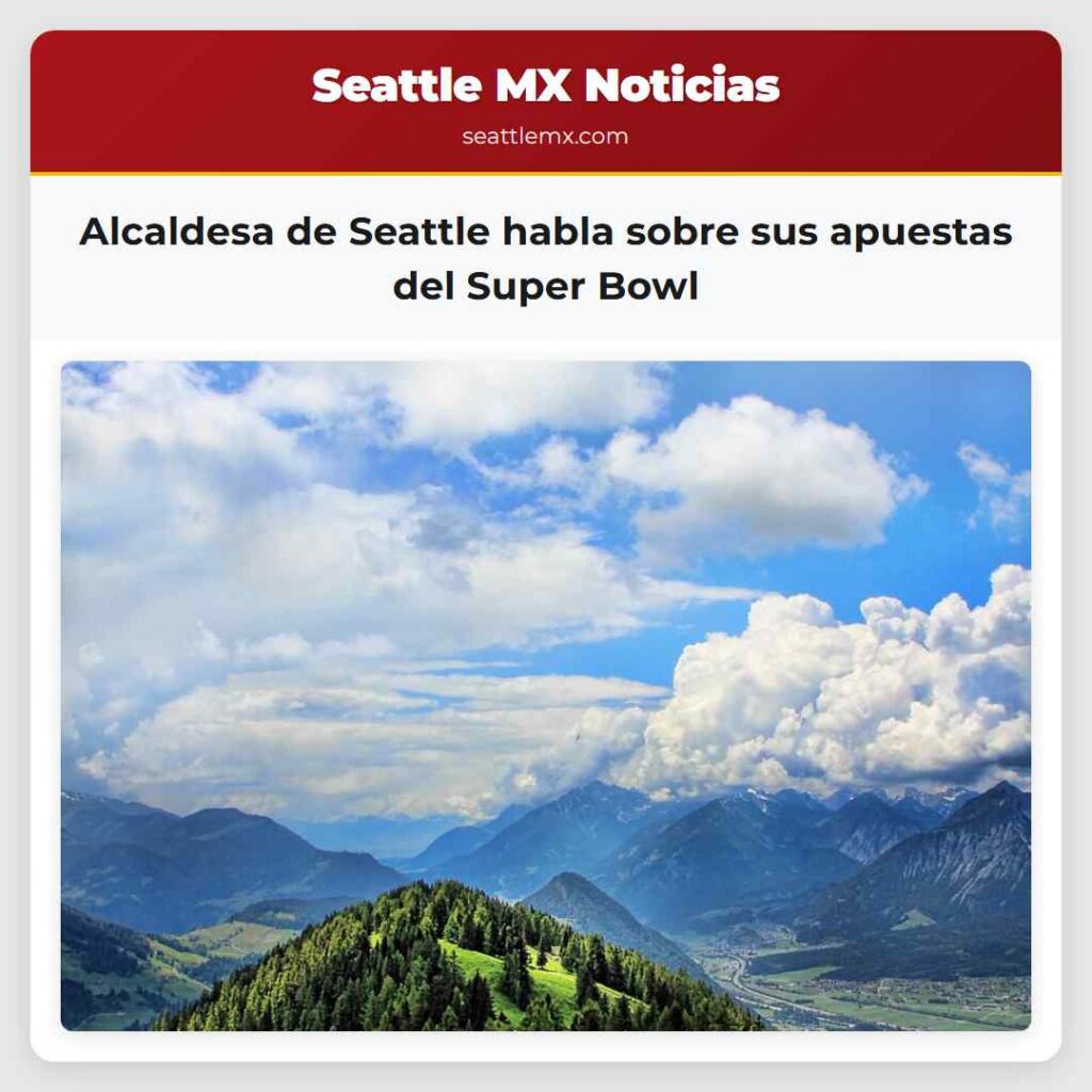 Alcaldesa de Seattle habla sobre sus apuestas del