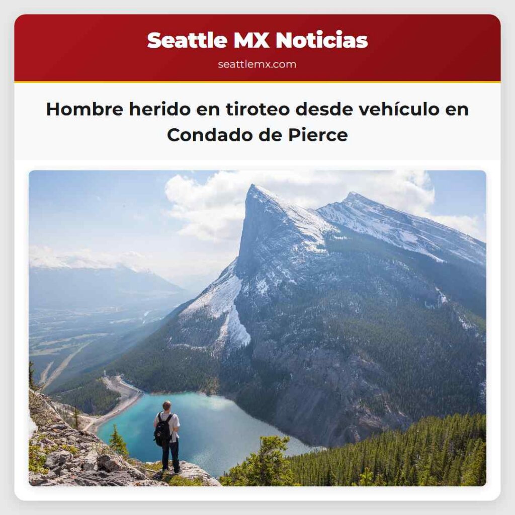 Hombre herido en tiroteo desde vehículo en