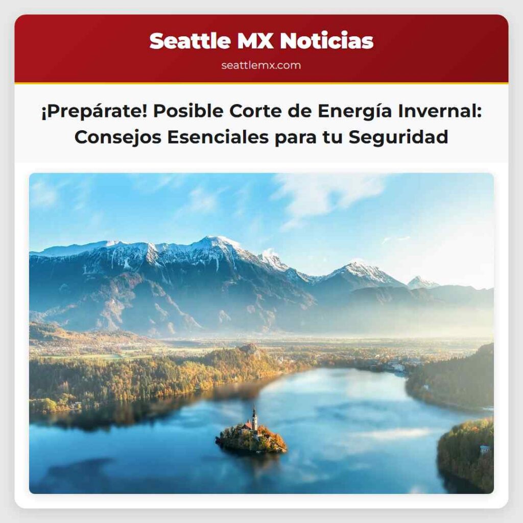 ¡Prepárate! Posible Corte de Energía Invernal: