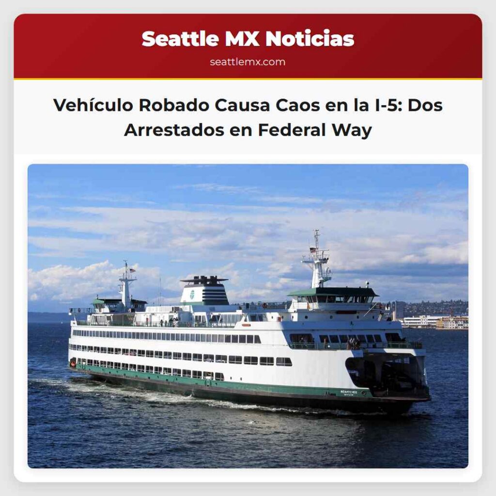 Vehículo Robado Causa Caos en la I-5: Dos