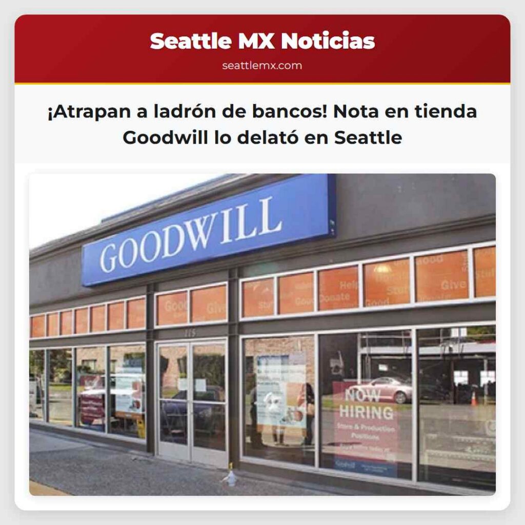 ¡Atrapan a ladrón de bancos! Nota en tienda