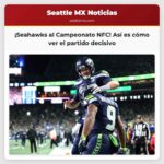 Así es cómo ver el partido decisivo de la NFC Seattle Seahawks