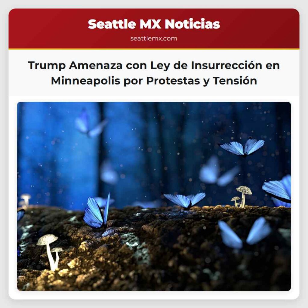 Trump Amenaza con Ley de Insurrección en
