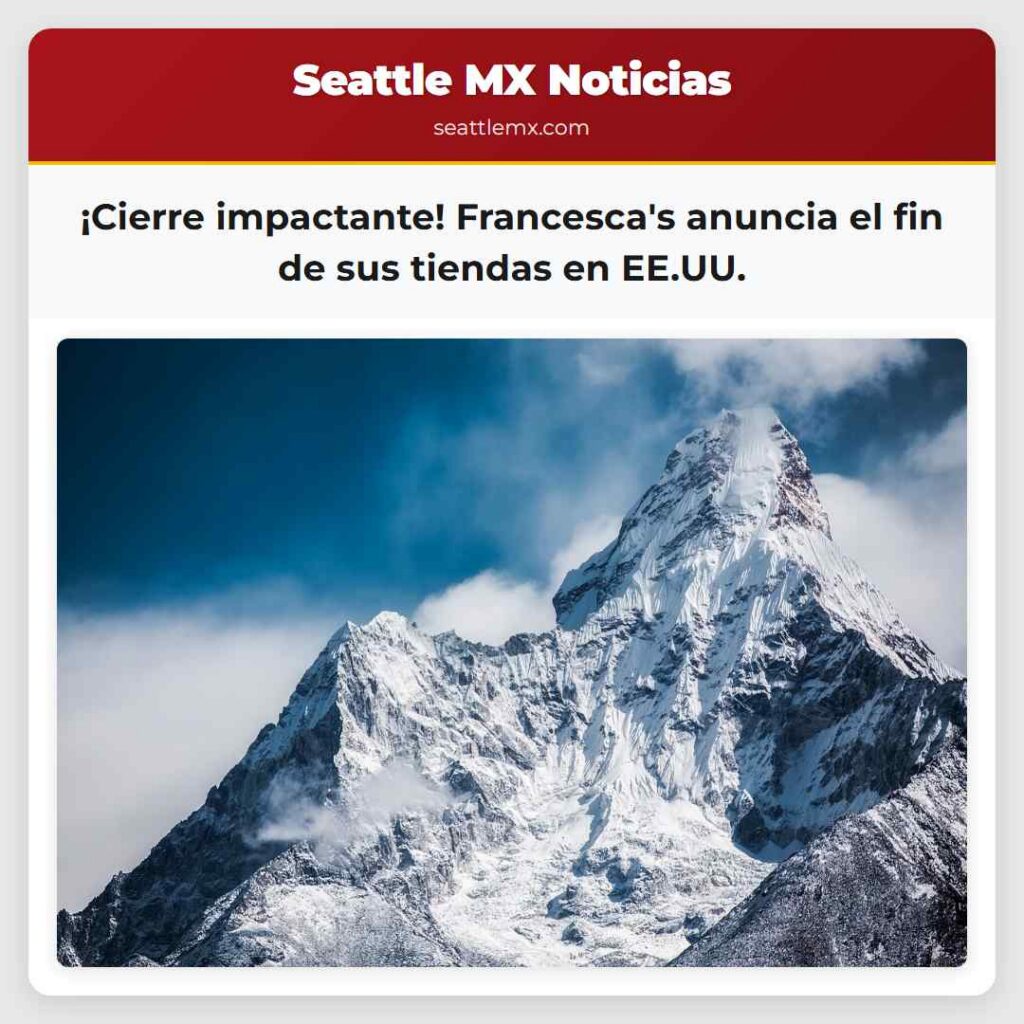 ¡Cierre impactante! Francesca's anuncia el fin de