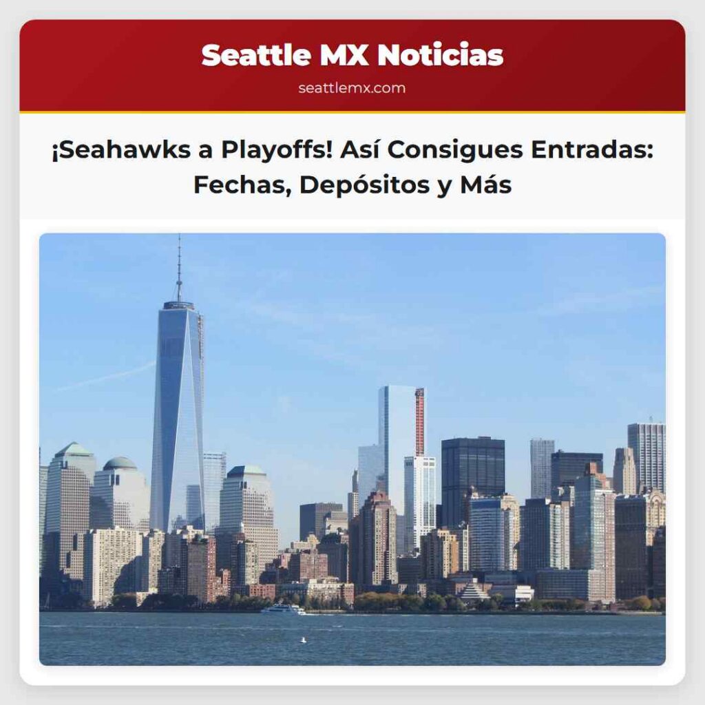 ¡Seahawks a Playoffs! Así Consigues Entradas: