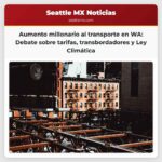 Propuesta de aumento al presupuesto de transporte en Washington genera debate sobre tarifas transbordadores y Ley de Compromiso Climático