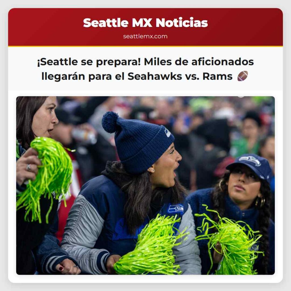 ¡Seattle se prepara! Miles de aficionados