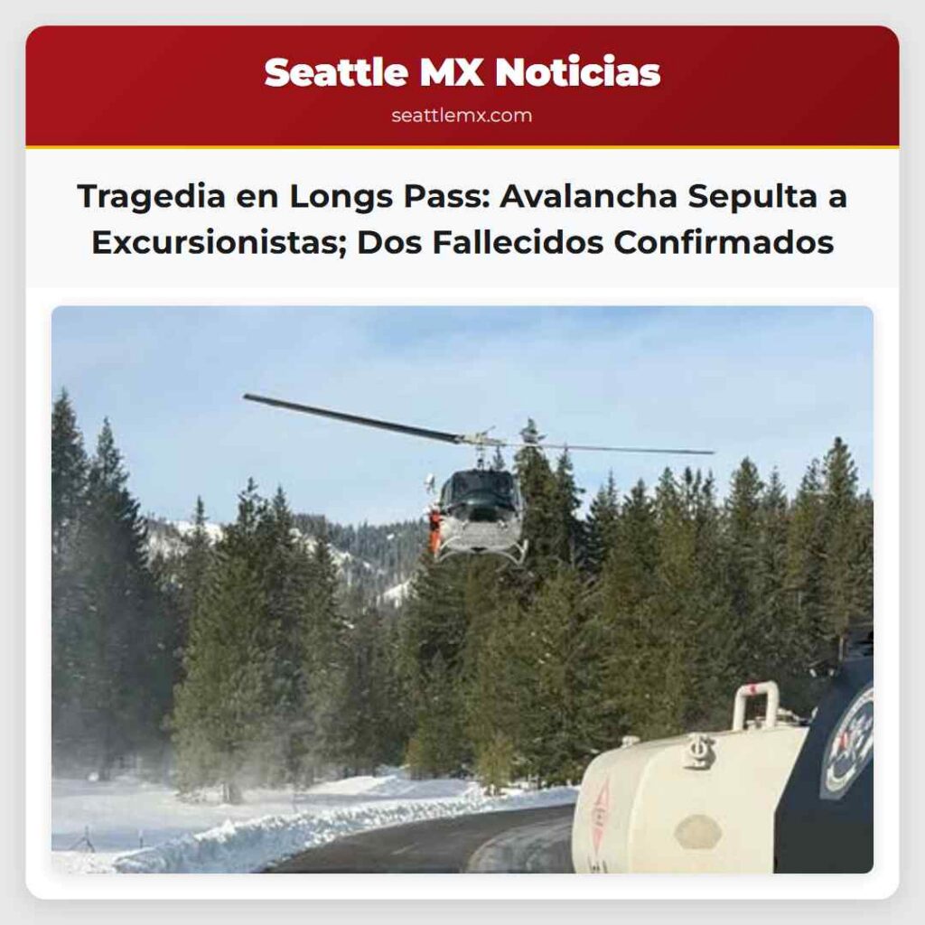 Tragedia en Longs Pass: Avalancha Sepulta a